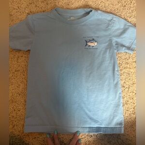 Southern Tide Sky Blue Cotton Tee
